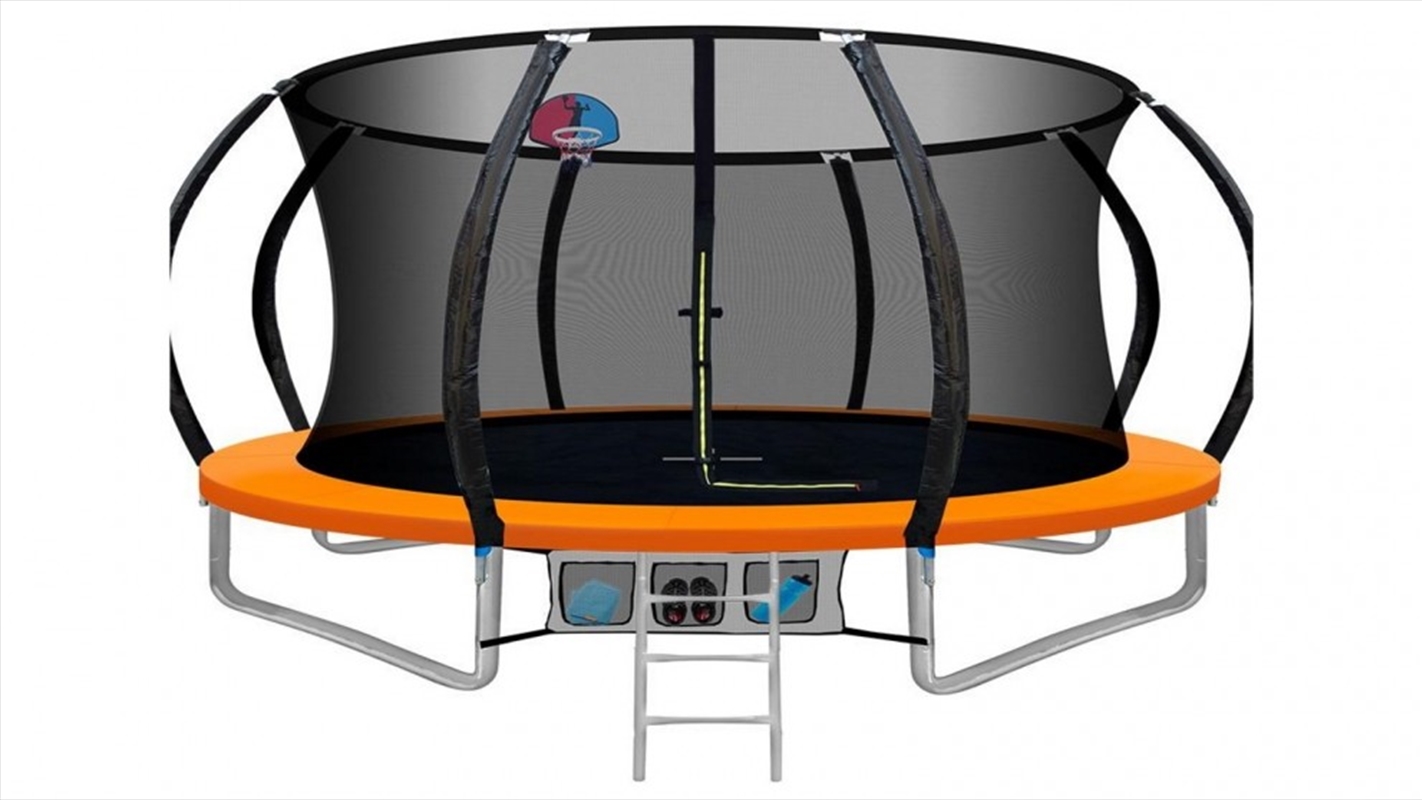 14ft Trampoline with Basketball Hoop - Orange/Product Detail/Sport & Outdoor