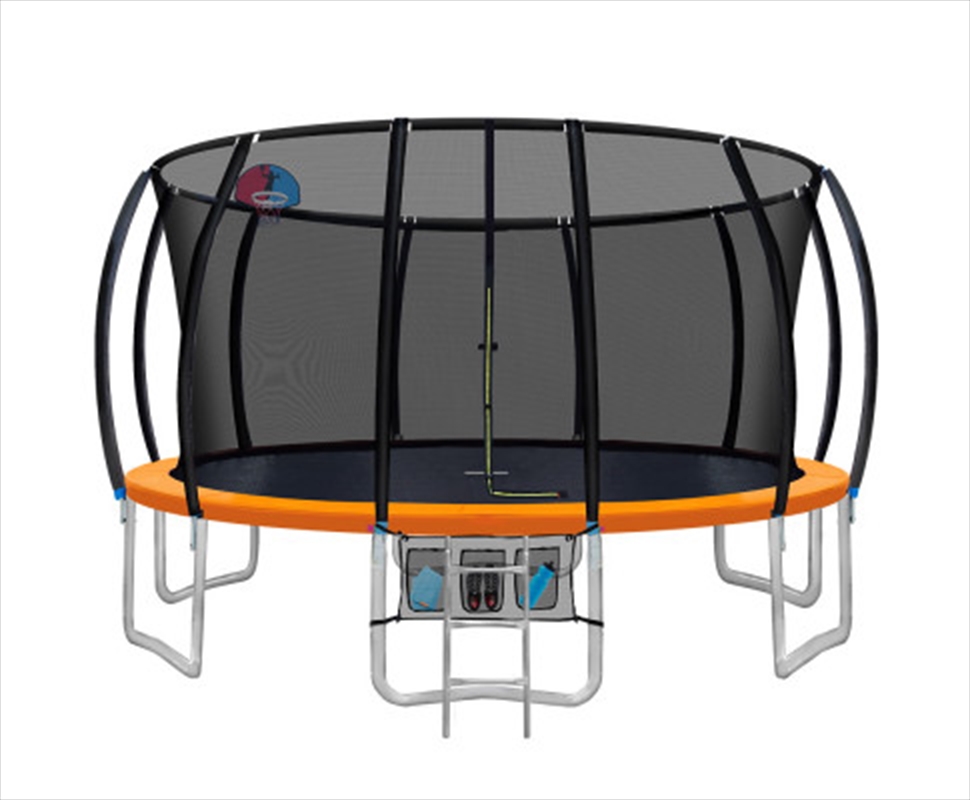 16ft Round Trampoline With Basketball Hoop - Orange/Product Detail/Sport & Outdoor