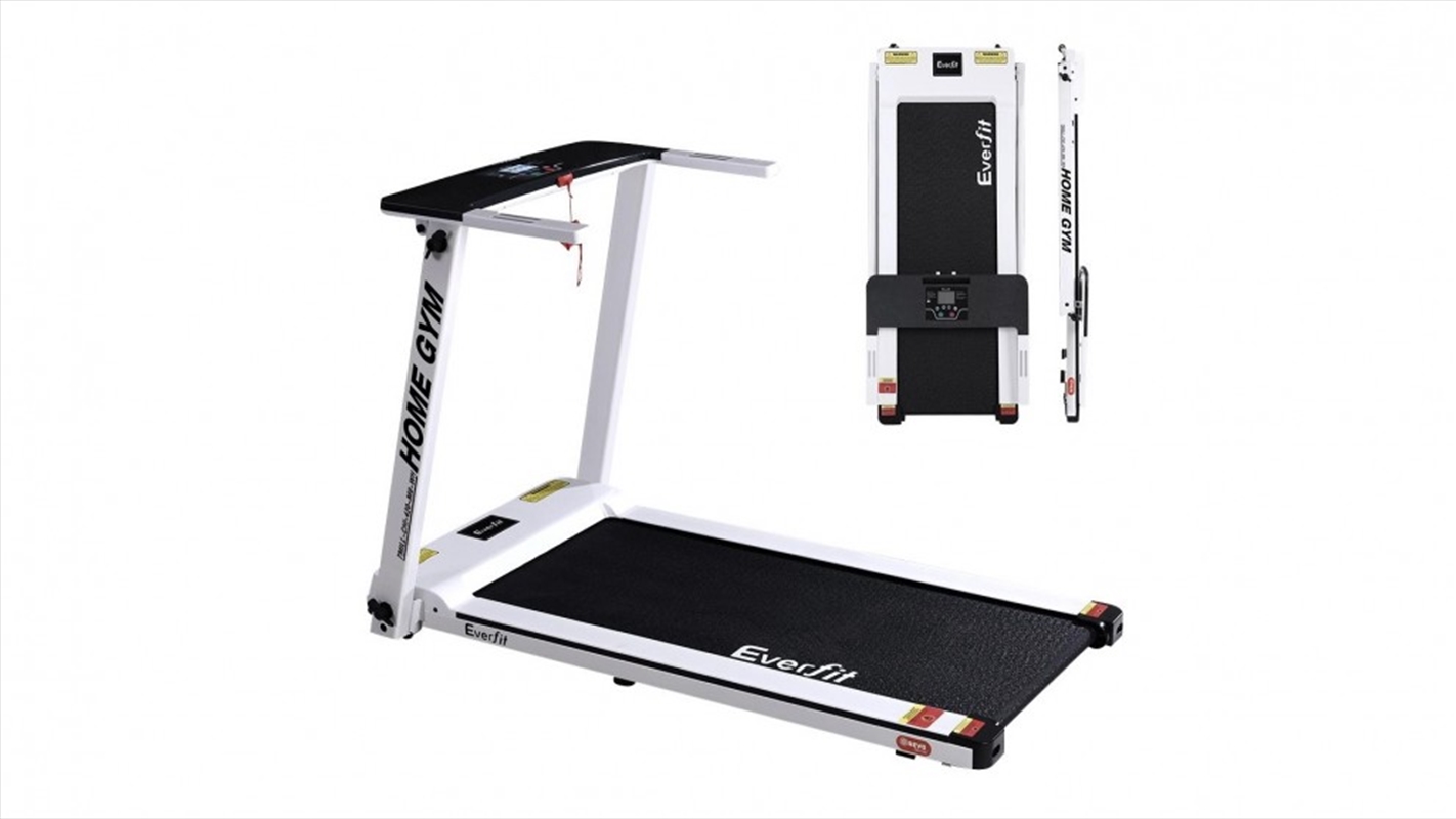 Electric Treadmill Machine 420mm Belt - White/Product Detail/Gym Accessories