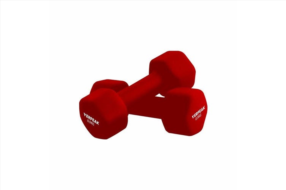 Neoprene Dumbbell Set 0.5kg X 2 - Red/Product Detail/Gym Accessories