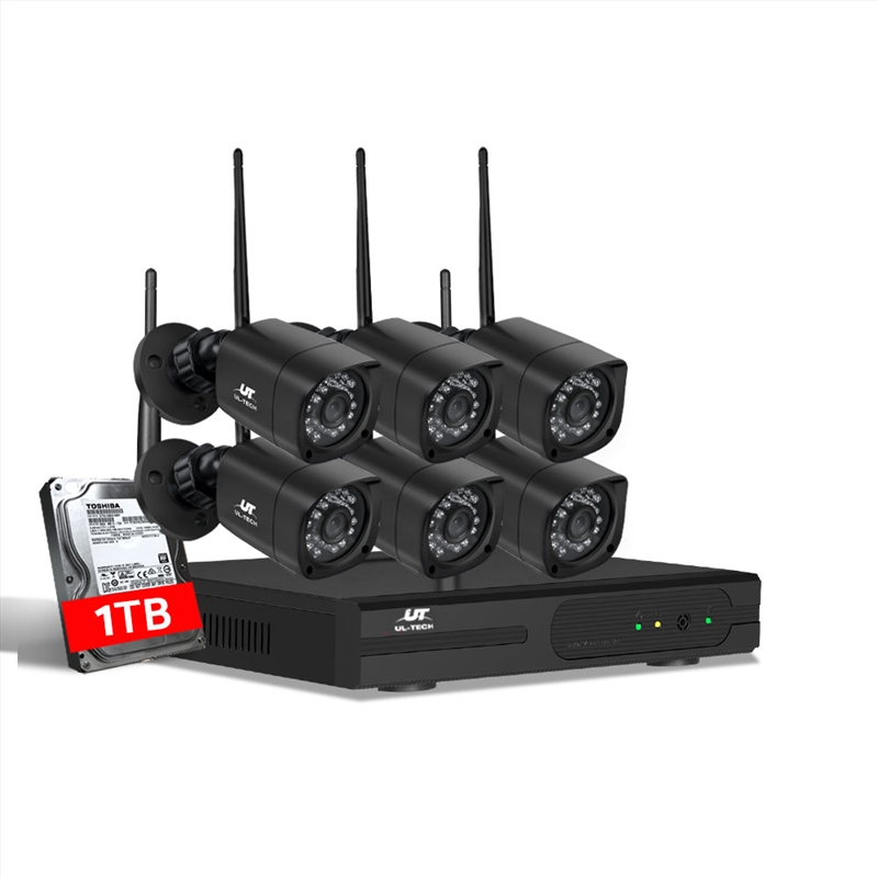 Buy Wireless Security Camera System 8CH Home Outdoor WIFI 6 Square ...