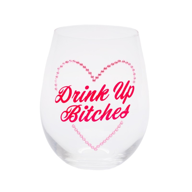 Drink Up B*tches Stemless Wine Glass/Product Detail/Wine