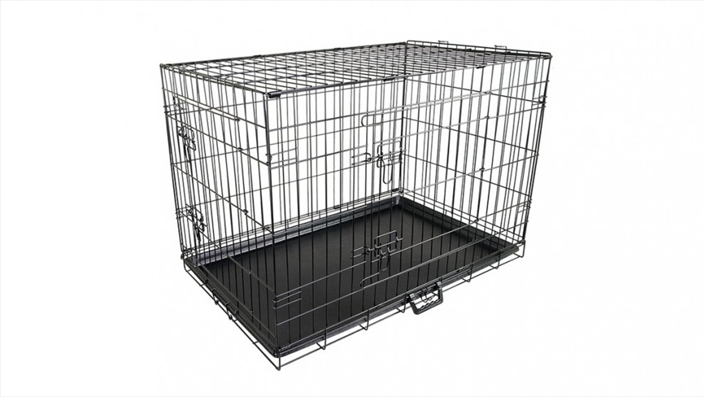 Wire Dog Cage Foldable Crate Kennel with Tray - 48-inch/Product Detail/Pet Accessories