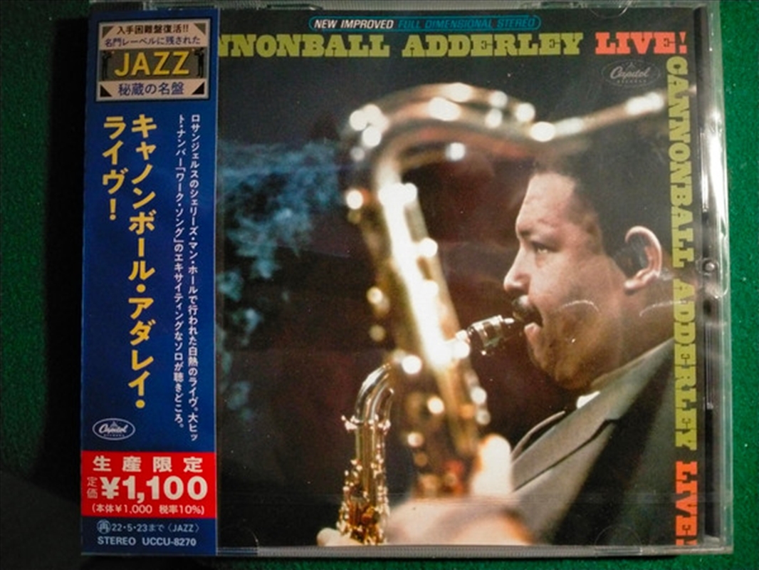 Cannonball Adderley: Live/Product Detail/Jazz