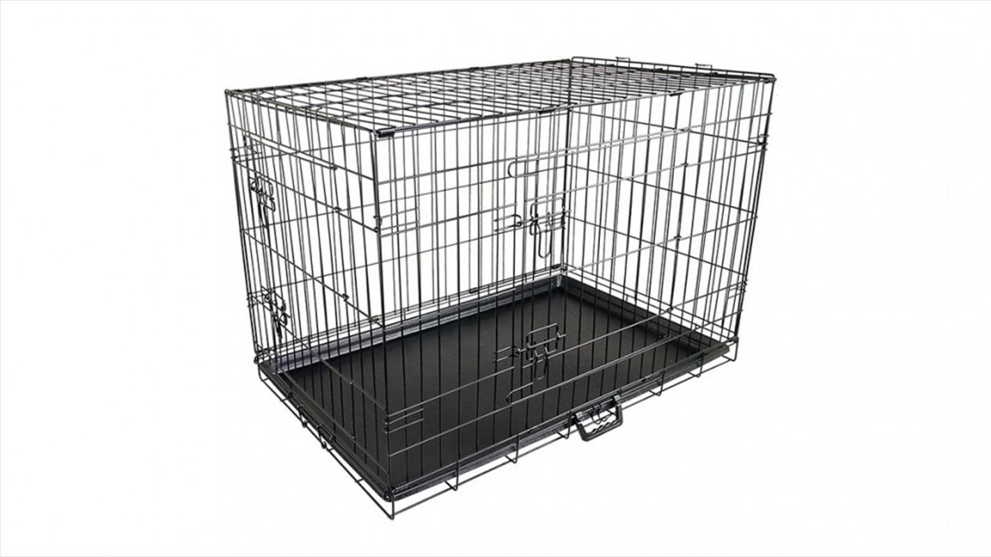 Wire Dog Cage Foldable Crate Kennel with Tray - 30-inch/Product Detail/Pet Accessories