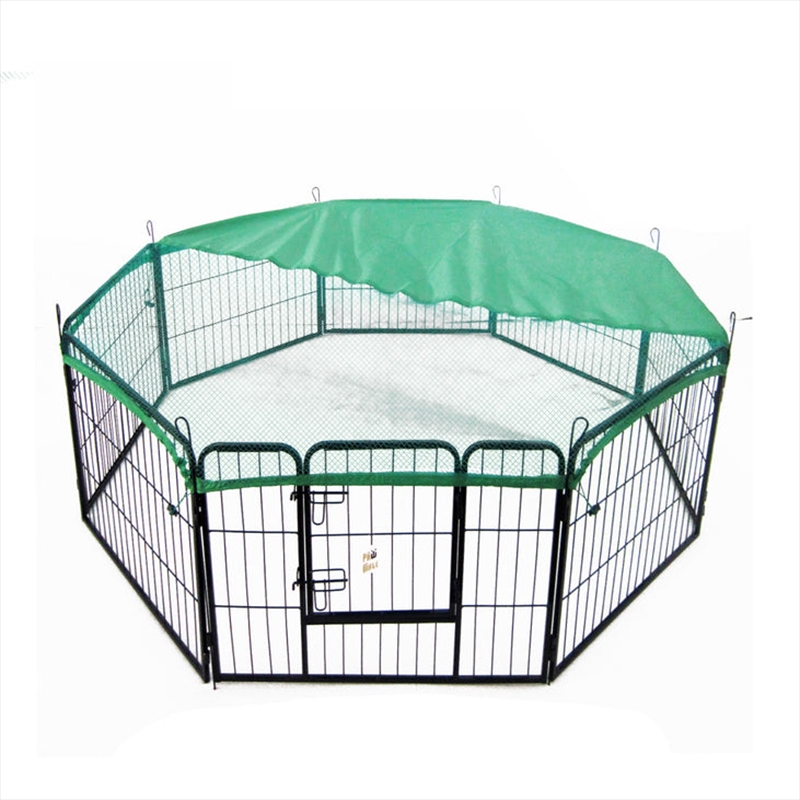 Pet Playpen Heavy Duty 31in 8 Panel Foldable Dog Cage + Cover/Product Detail/Pet Accessories