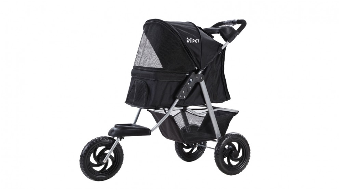 Pet Stroller 3 Wheel - Black/Product Detail/Pet Accessories