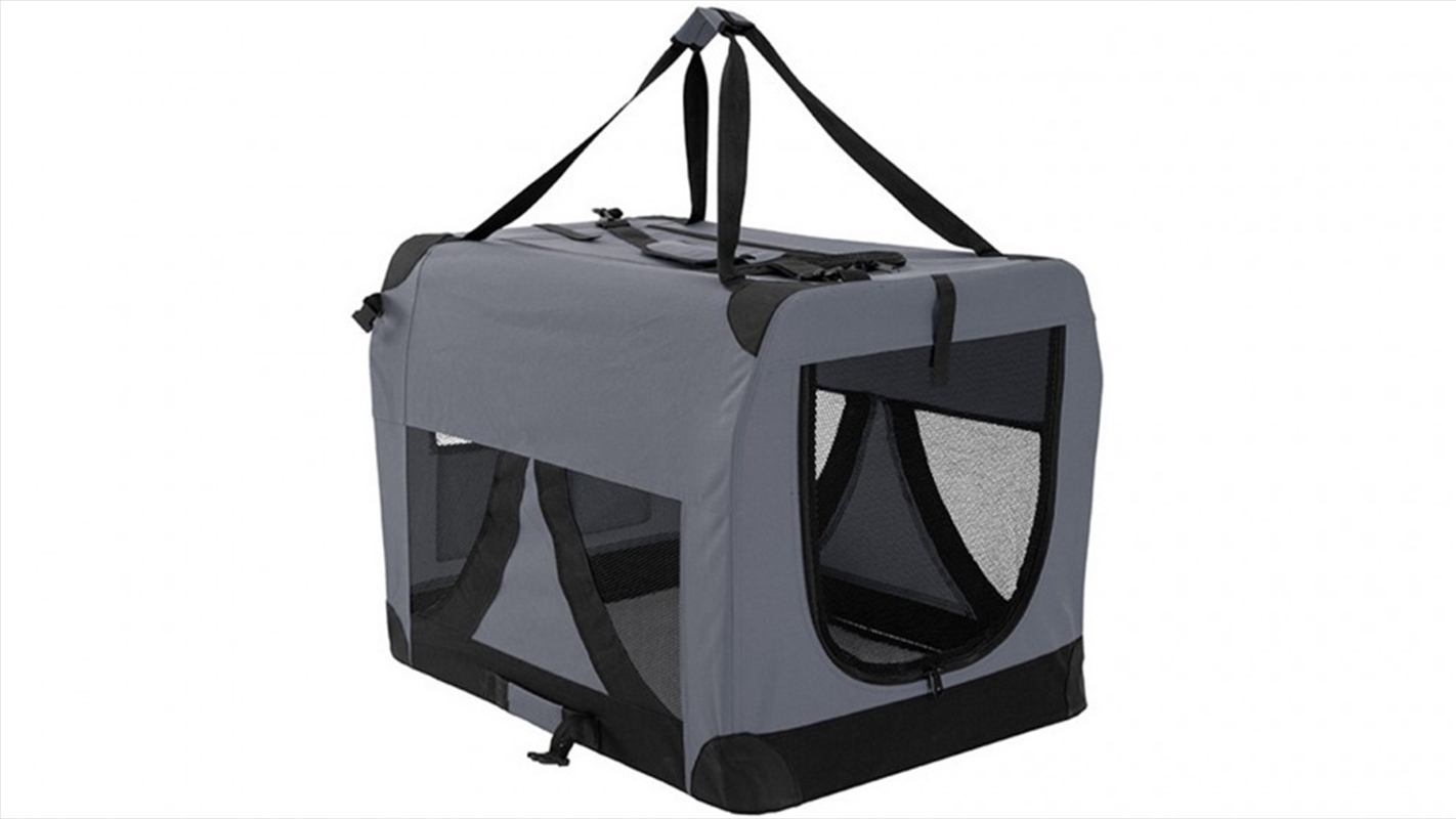 Portable Soft Dog Cage Crate Carrier  XXXL - Grey/Product Detail/Pet Accessories