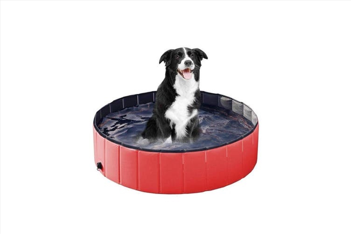 Leak-proof Red Foldable 120cmx30cm PVC Pet Swimming Pool/Product Detail/Pet Accessories