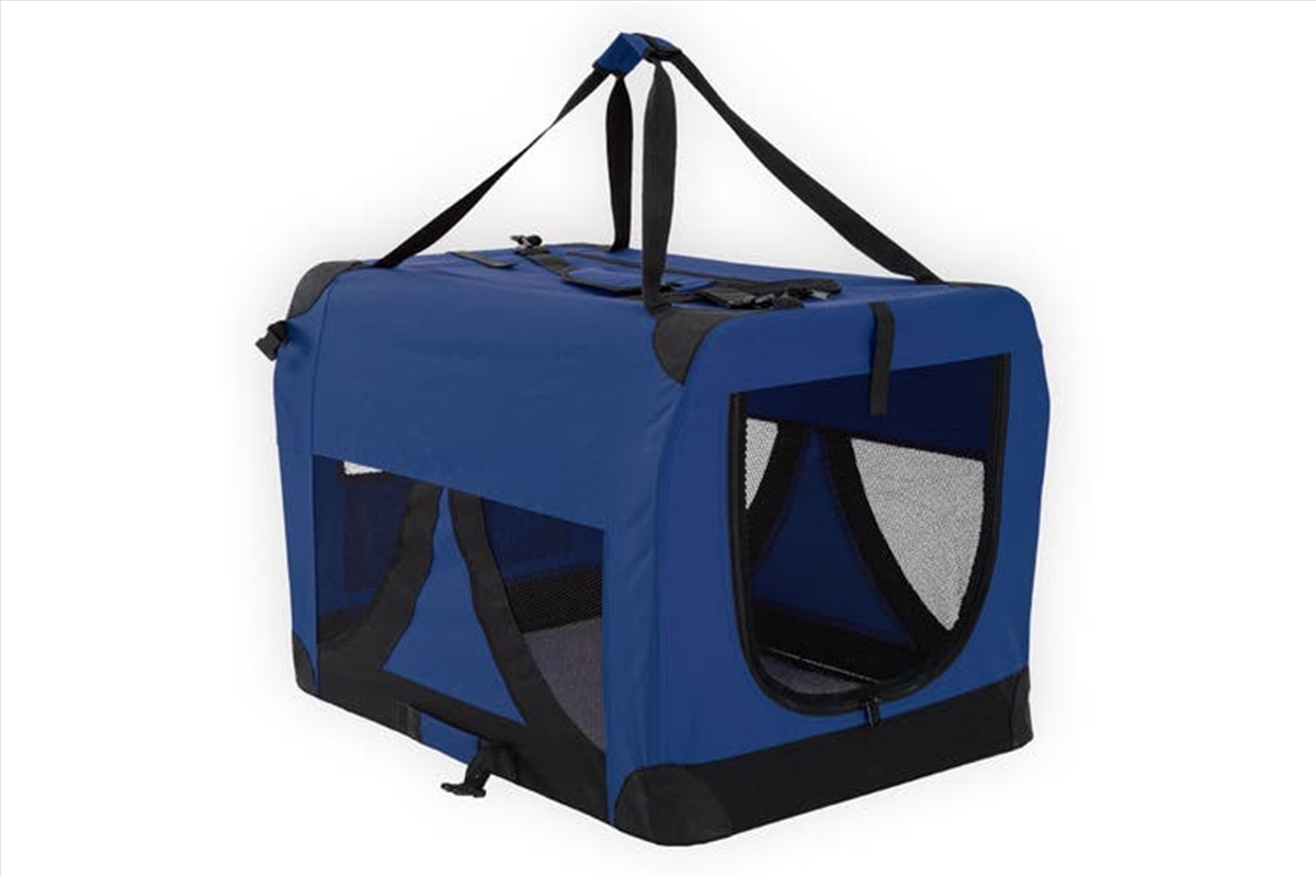 Portable Soft Dog Cage Crate Carrier XXXL - Blue/Product Detail/Pet Accessories