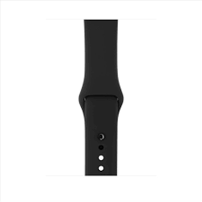 Apple iWatch Silicone Replacement Band - Black/Product Detail/Watches