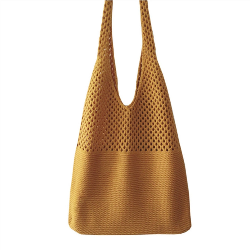 Boho Retro Shopping Bag - Mustard/Product Detail/Bags