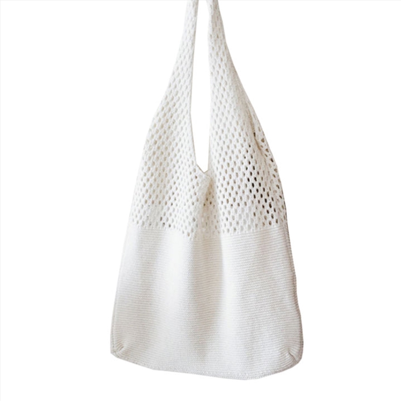 Buy Boho Retro Shopping Bag - White Online | Sanity