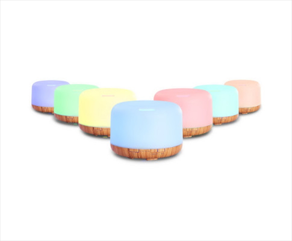 Aroma Diffuser Aromatherapy LED Night Light Air Humidifier Purifier Light Wood Grain 500ml/Product Detail/Burners and Incense