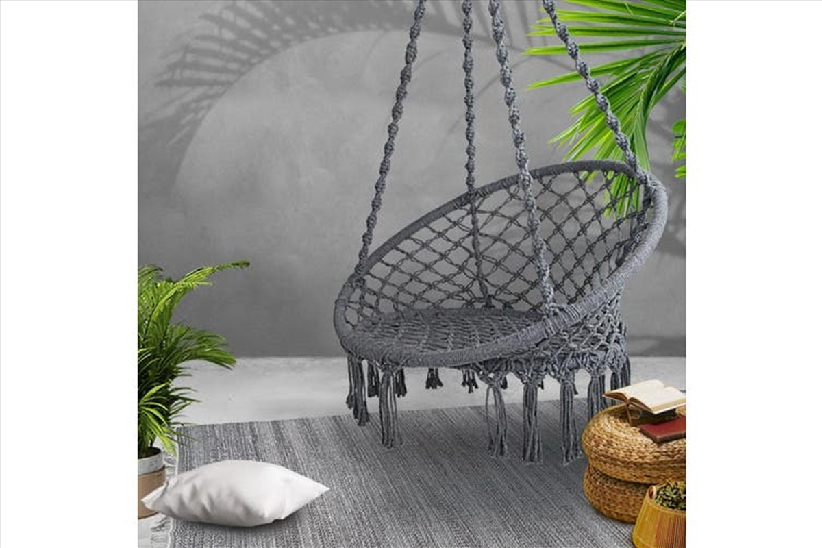 Gardeon Hammock Chair Swing Seat-Grey/Product Detail/Outdoor