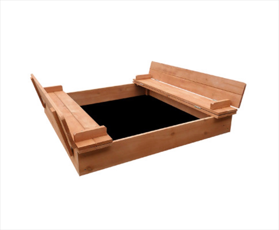 Wooden Outdoor Sandpit Set - Natural Wood/Product Detail/Outdoor