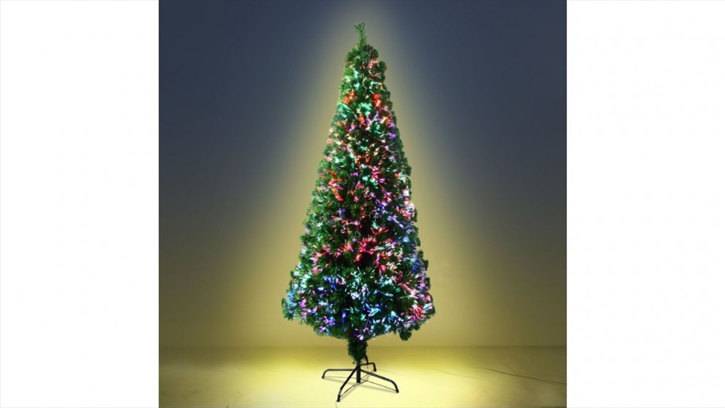 6FT Optic LED Christmas Tree 300 Tips - Multi Colour/Product Detail/Party