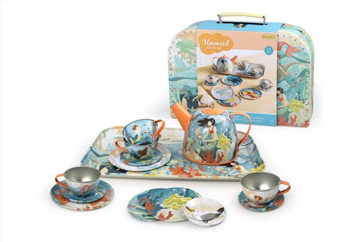 Mermaid Tin Tea Set In Suitcase/Product Detail/Toys