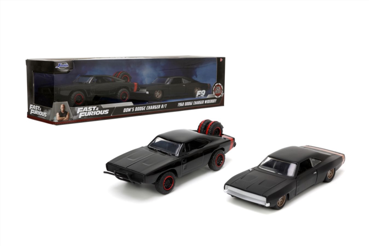 Fast & Furious - Dom's F9 Charger & F7 Charger 1:32 Scale 2-Pack/Product Detail/Figurines