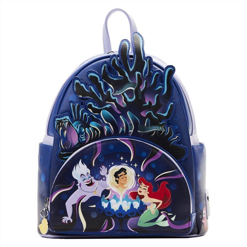 Loungefly The Little Mermaid (1989) - Ursula Lair Glow Mini Backpack/Product Detail/Bags