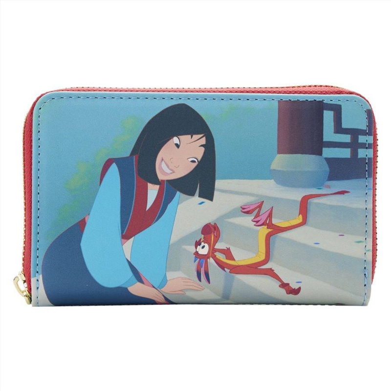 Loungefly Mulan (1998) - Princess Scene Zip Around Purse/Product Detail/Wallets