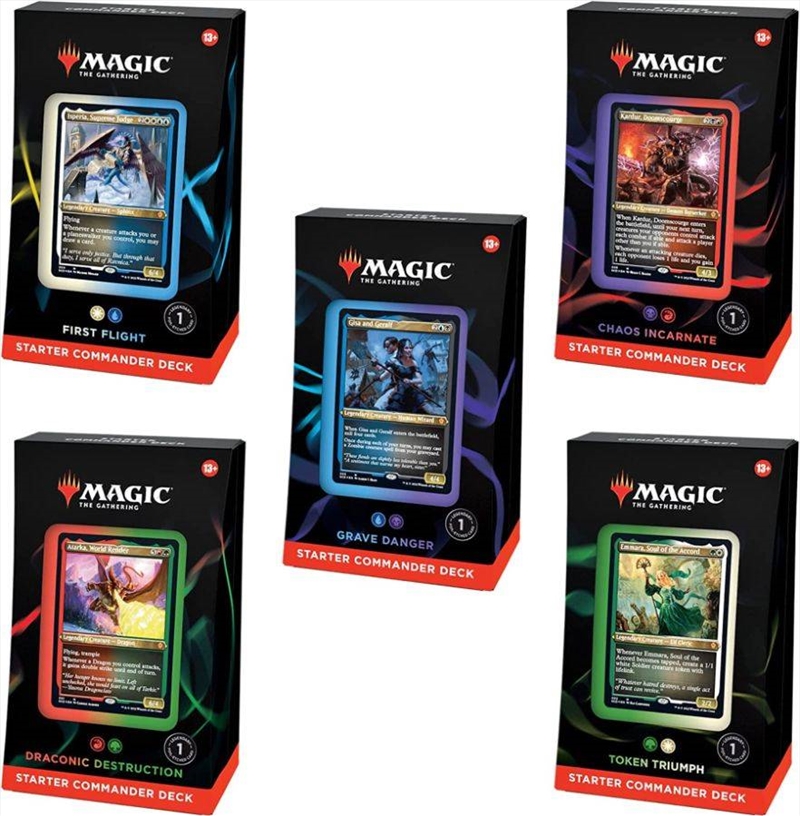 Buy Magic the Gathering - Starter Commander 2022 Decks Assortment (SENT ...