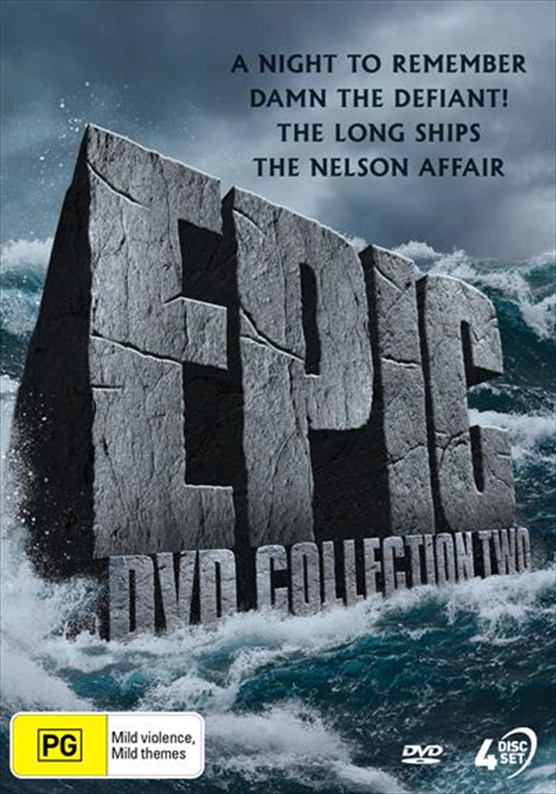 Epic DVD - A Night To Remember / Damn The Defiant! / The Long Ships / The Nelson Affair - Collection/Product Detail/Drama