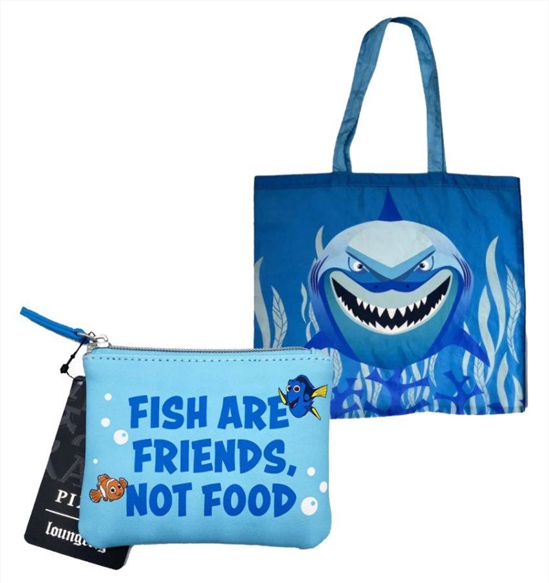 Loungefly Finding Nemo - Bruce Coin Pouch & Tote Bag 2-in-1 US Exclusive Set [RS]/Product Detail/Bags