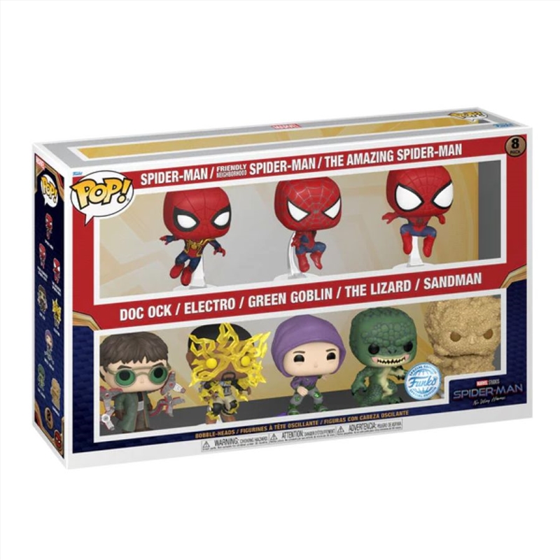 Spider-Man: No Way Home - Pop! US Exclusive 8-Pack [RS]/Product Detail/Movies