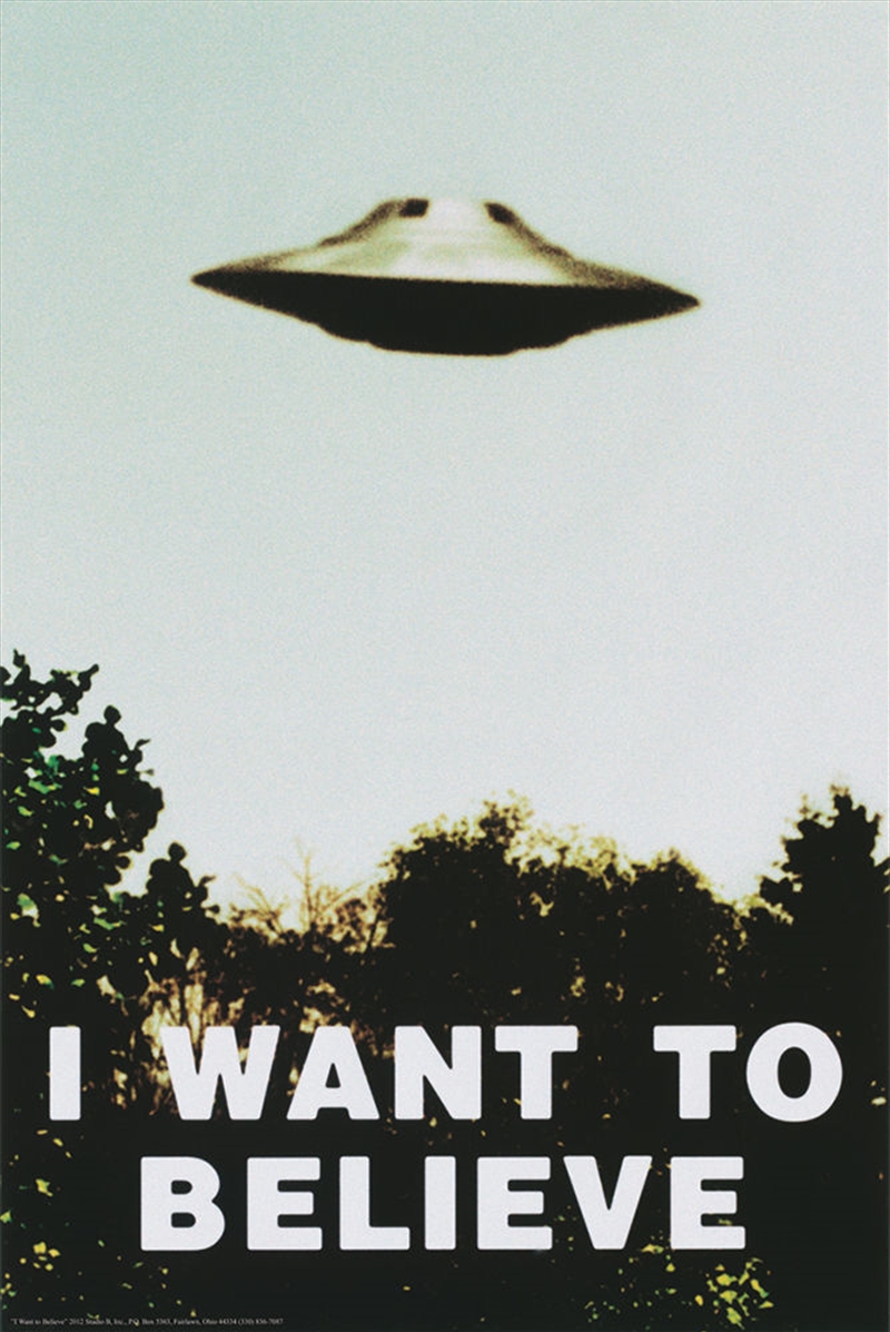 I Want To Believe X Files/Product Detail/Posters & Prints