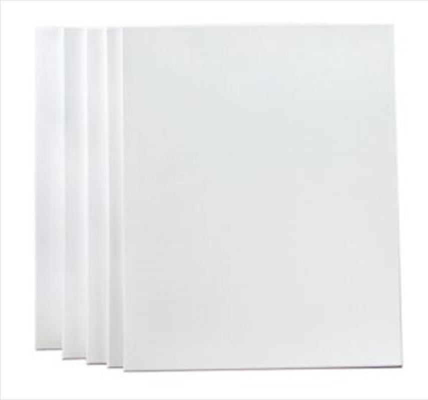 Buy 5 Pack Of 50x60cm Blank Canvas Online Sanity