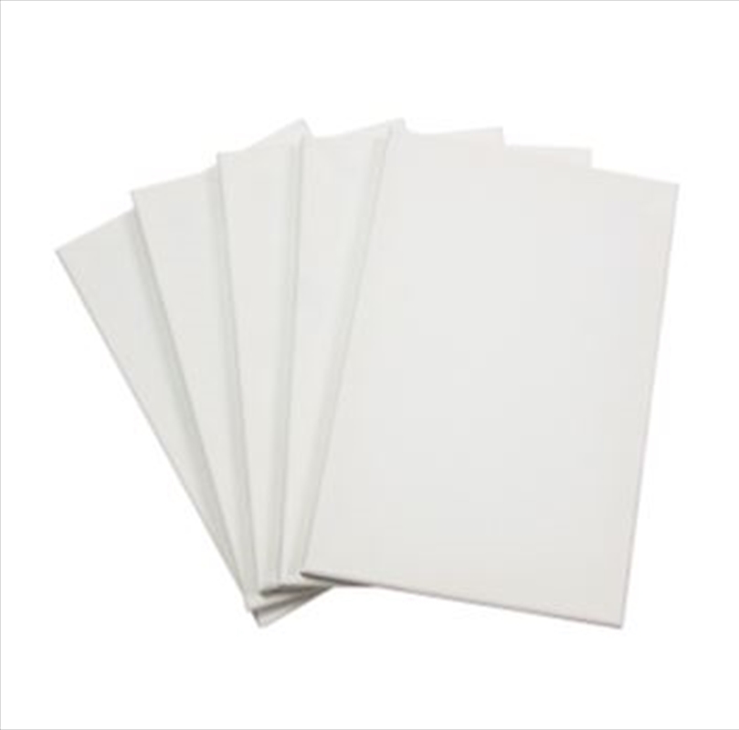 Buy 5 Pack Of 20x30cm Blank Canvas Online Sanity