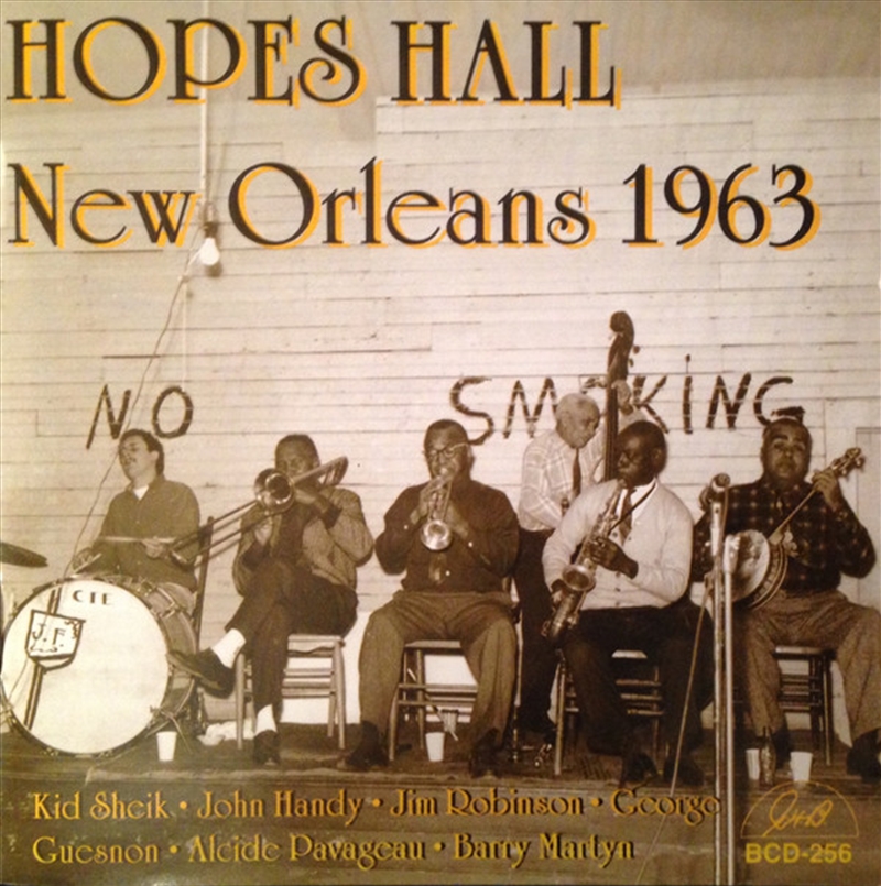 Hopes Hall New Orleans 1963/Product Detail/Jazz