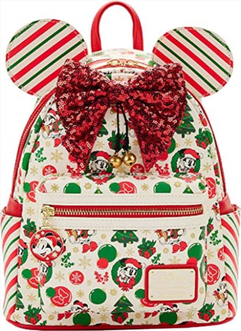 Loungefly Disney - Minnie Clause Mini Backpack [RS]/Product Detail/Bags