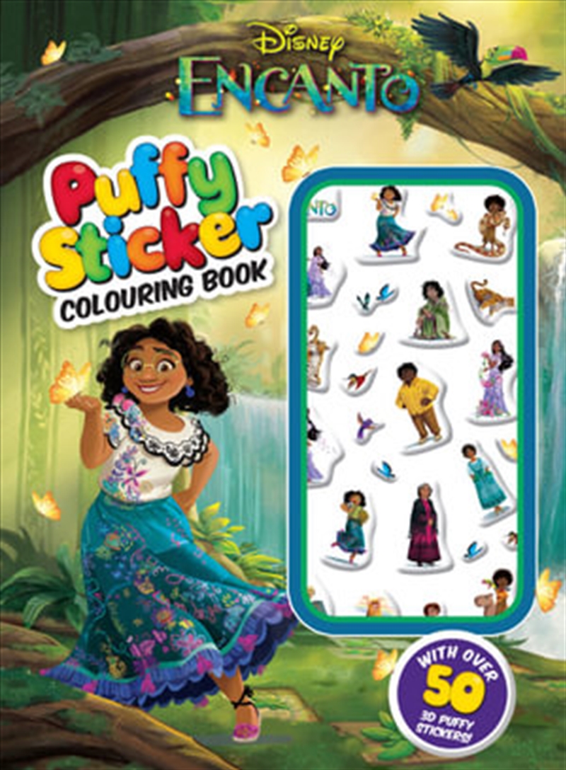 Encanto: Puffy Sticker Colouring/Product Detail/Kids Colouring