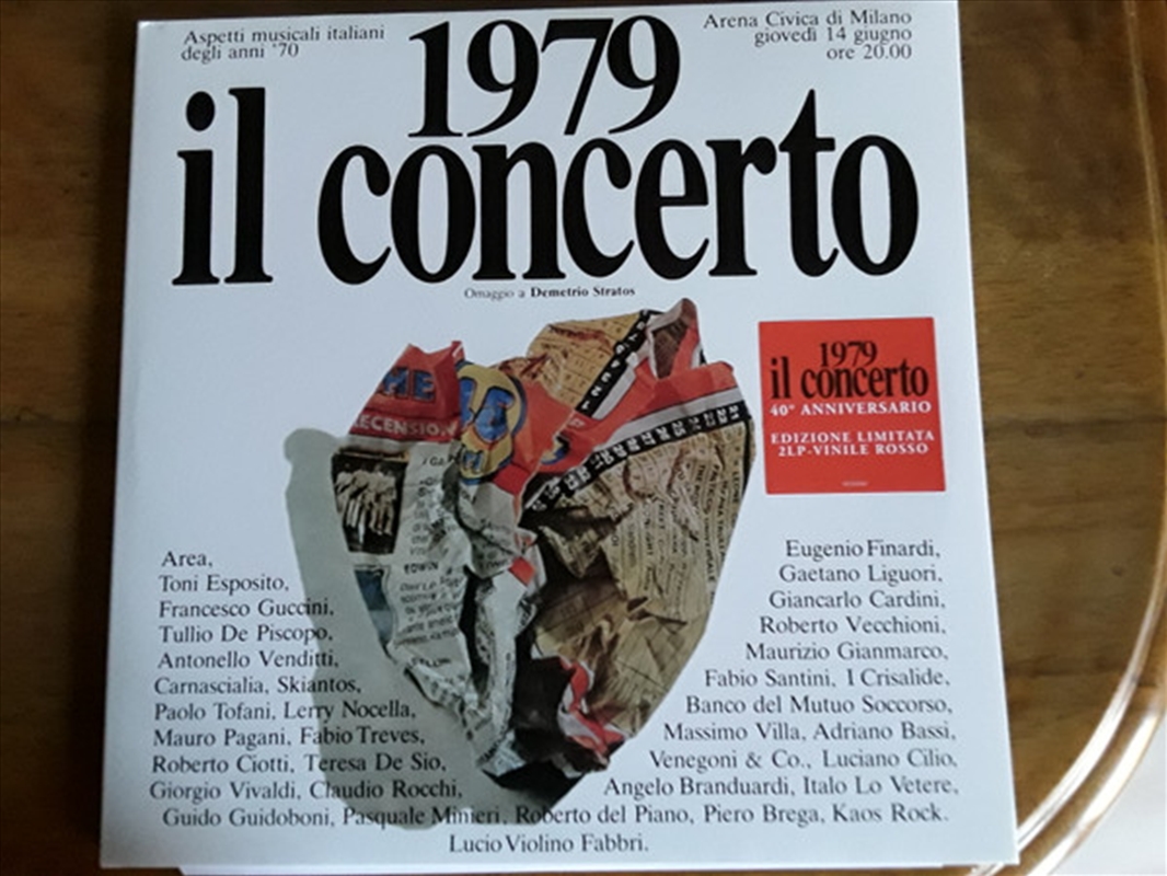 1979 Il Concerto: Omaggio A Demetrio Stratos/Product Detail/Rock