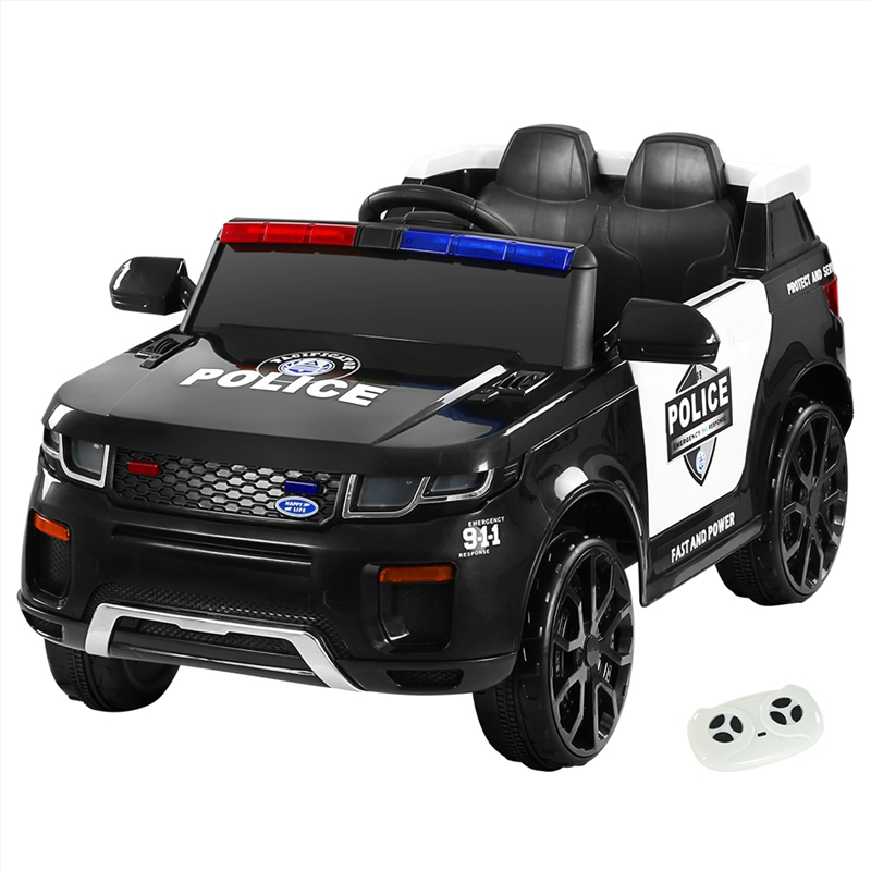 12v Police Car Ride On - Black/Product Detail/Bikes Trikes & Ride Ons