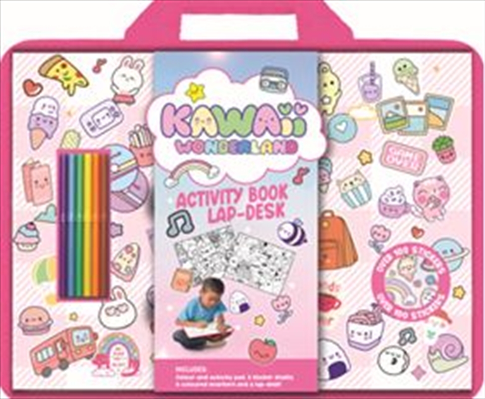 Kawaii Wonderland Activity Book Lap Desk/Product Detail/Kids Activity Books