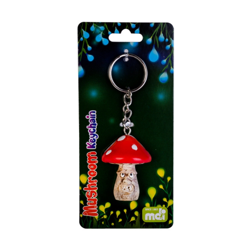 Smiling Red Magic Mushroom Keychain/Product Detail/Keyrings