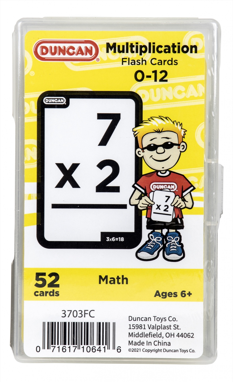 Duncan Flash Cards Multiplication/Product Detail/Toys