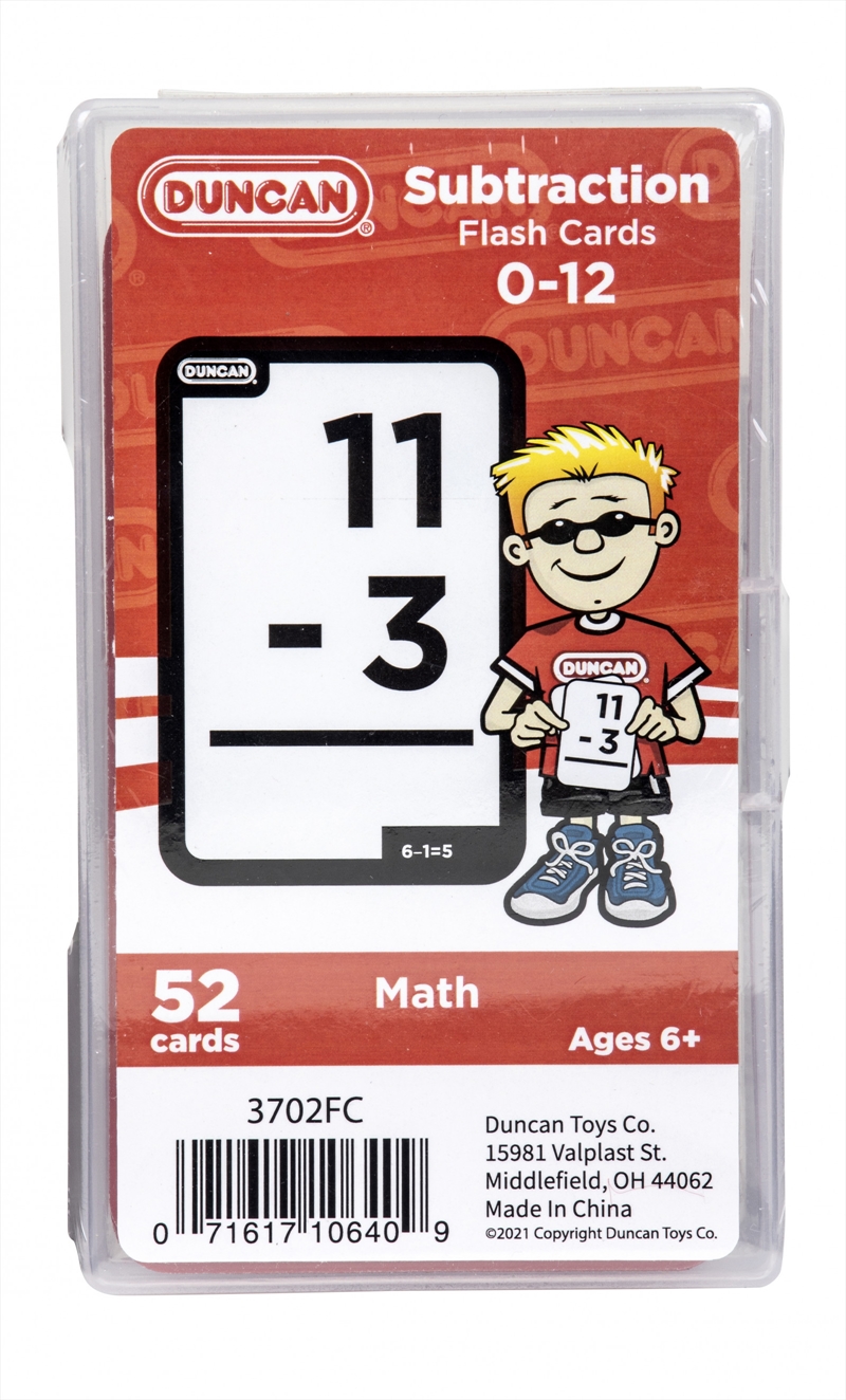 Duncan Flash Cards Subtraction/Product Detail/Toys