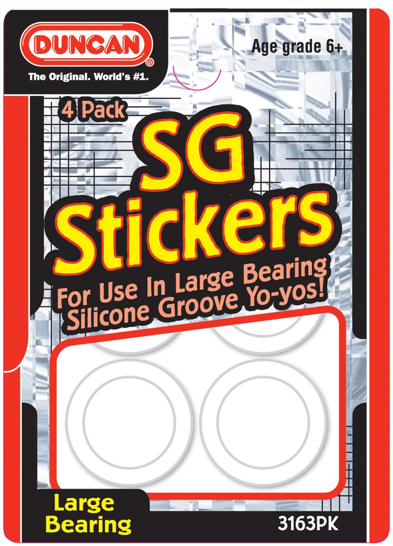 Duncan Yo Yo SG Stickers 4 Pack (14.5 mm I.D.)/Product Detail/Toys