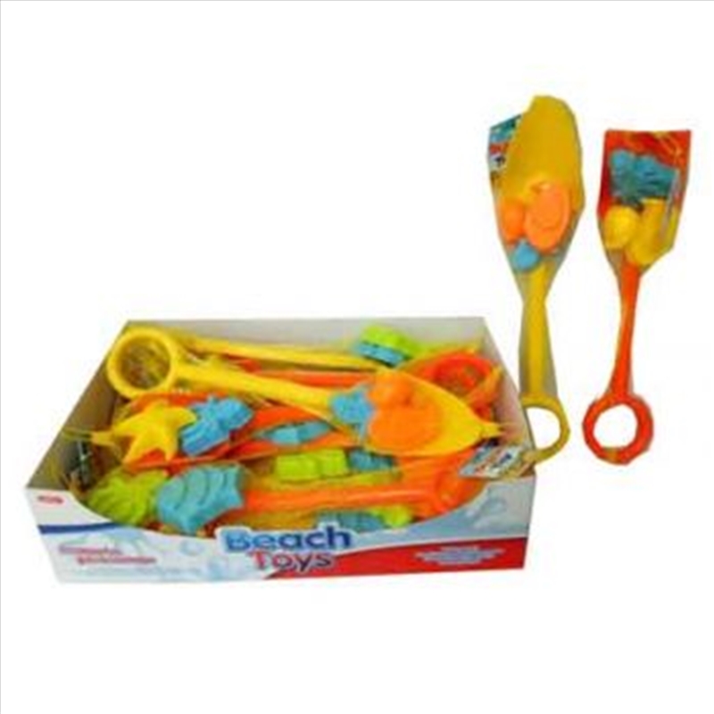 45cm Beach Spade With Moulds (SENT AT RANDOM)/Product Detail/Sport & Outdoor