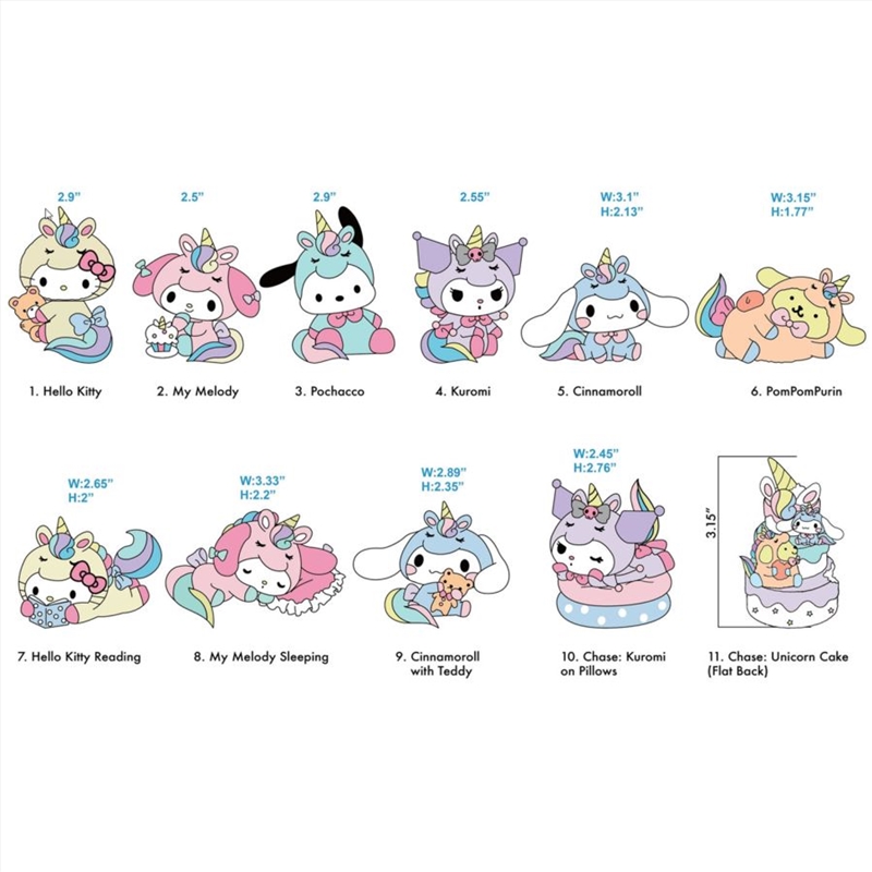 Hello Kitty - 3D Foam Bag Clips (Series 4) Blind Bags (SENT AT RANDOM)/Product Detail/Keyrings