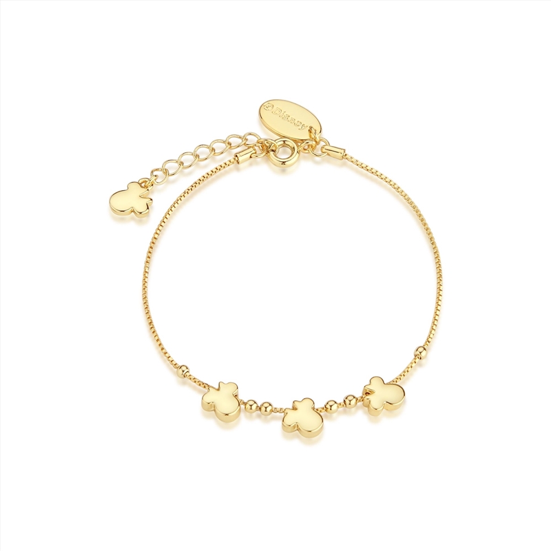 Disney Minnie Mouse Charm Bracelet - Gold/Product Detail/Jewellery