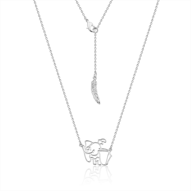 Disney Dumbo Outline Necklace - Silver/Product Detail/Jewellery