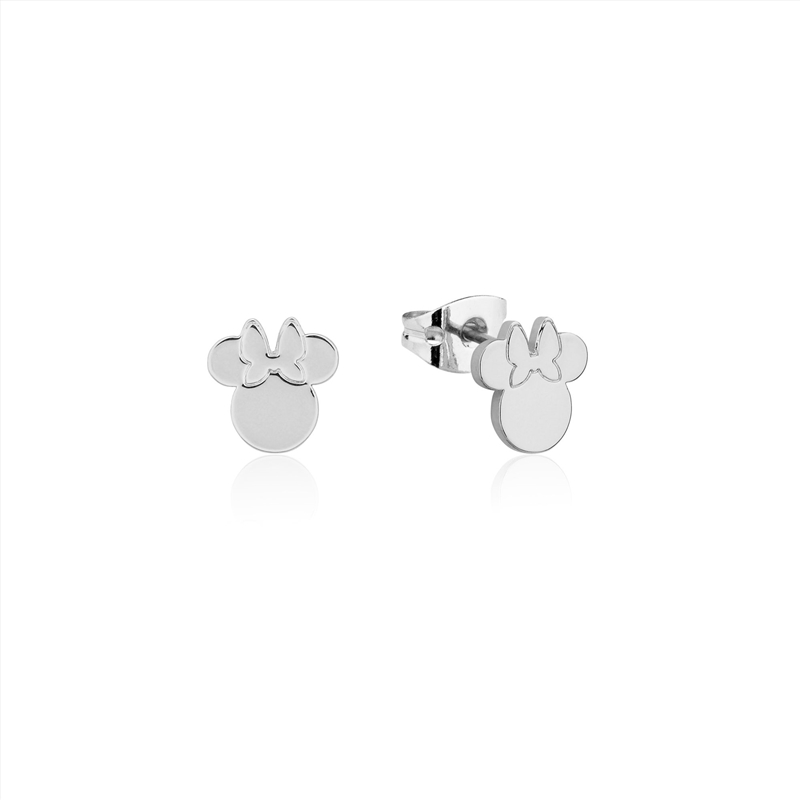 Minnie Mouse Stud Earrings  - Silver/Product Detail/Jewellery