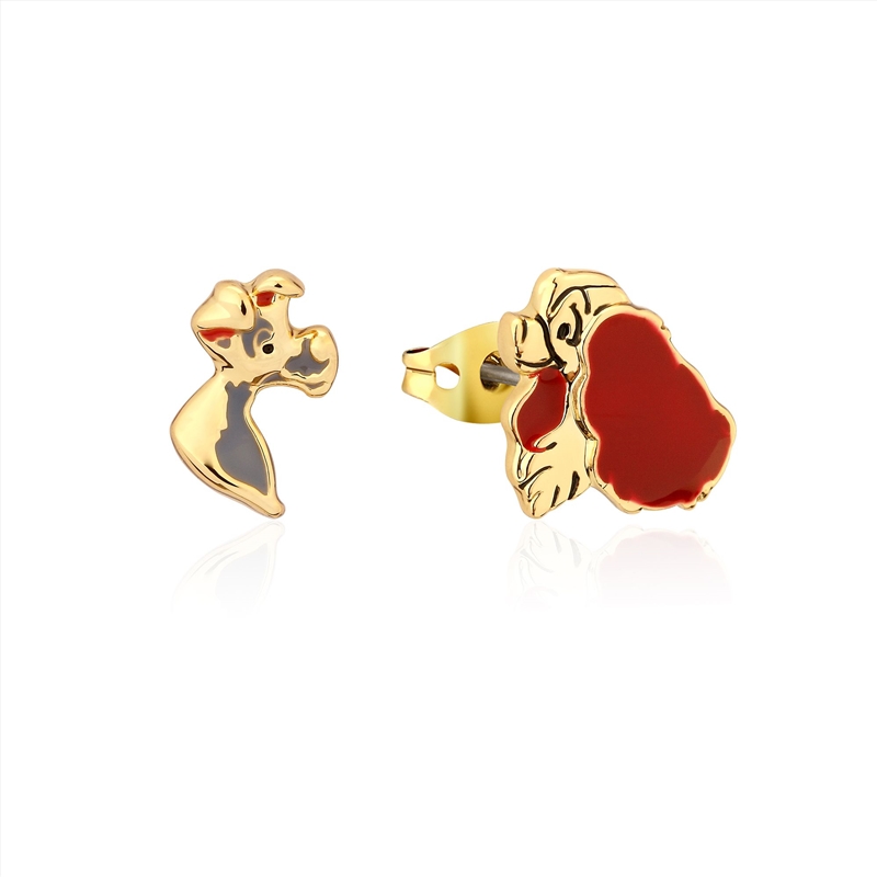 Lady And The Tramp Studs - Gold/Product Detail/Jewellery