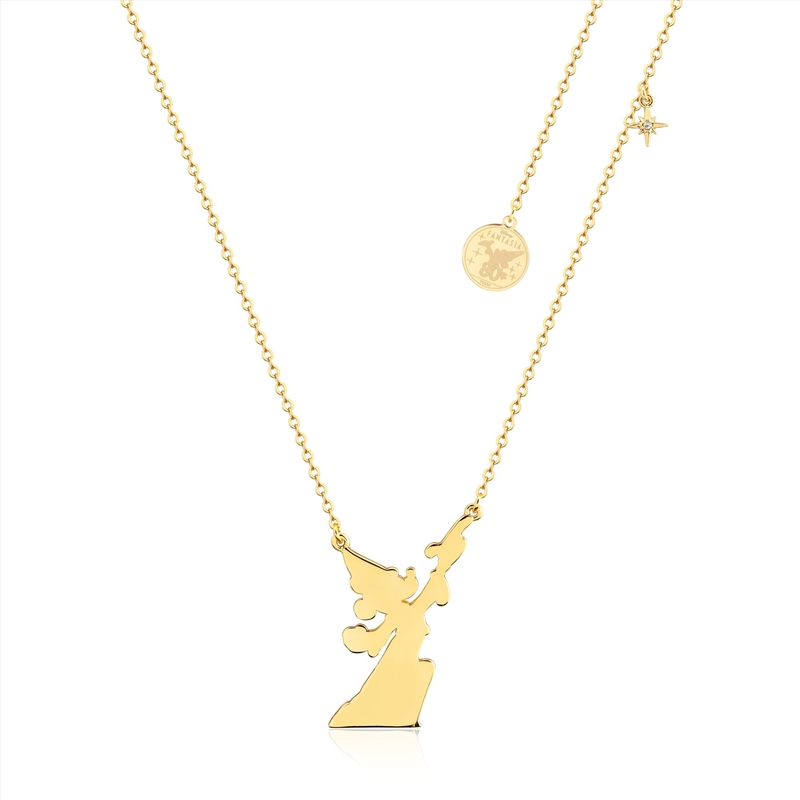 Disney Fantasia Sorcerer's Apprentice Mickey Reach for the Stars Necklace - Gold/Product Detail/Jewellery