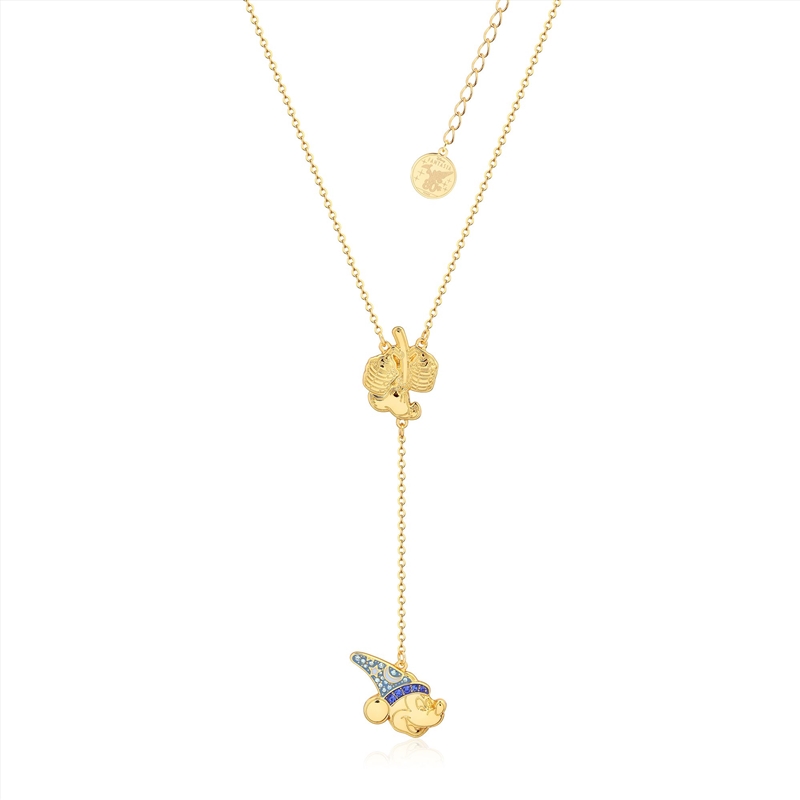 Disney Fantasia Sorcerer's Apprentice Mickey Lariat Necklace - Gold/Product Detail/Jewellery